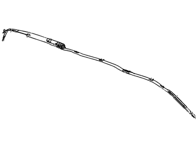 84250342 GM Airbag Assembly, Rear & 3Rd Row R/Rail Illustration 1 of 1