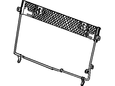 GM 12457049 FRAME, Rear Seat Back