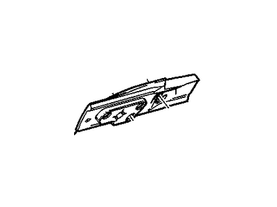 GM 20889234 Gasket, Outside Rear View Mirror