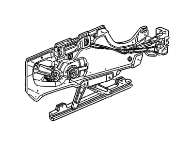 GM 16637837 Module Assembly, Front Side Door Locking System (W/ Window Regulator)