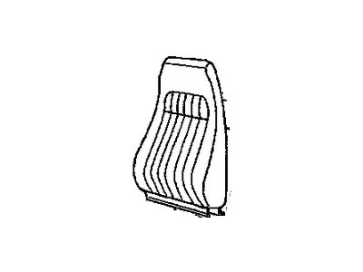 12543272 GM COVER,P/SEAT BK Illustration 1 of 1