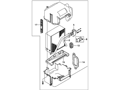 GM 96859668 Module Asm,Heater & A/C Evaporator