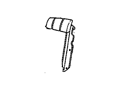 GM 16815922 Cover Assembly, Rear Seat Armrest Upper (Pass Through) *Oak