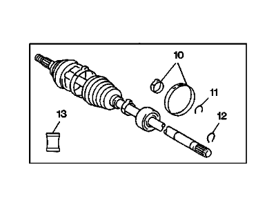 GM 26054912 Joint Kit,Front Wheel Drive Shaft Cv