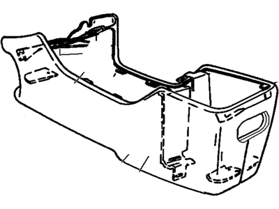 1999 Pontiac Grand Prix Center Console Base - 10405057