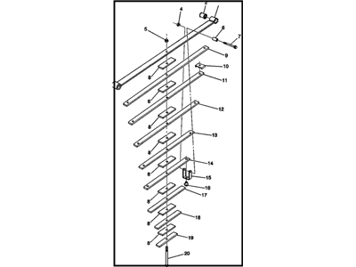 GM 22799637 Spring,Rear Leaf