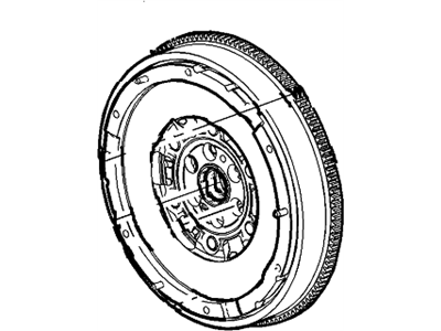 GM 55584381 Engine Crankshaft FLYWHEEL