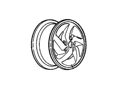 1996 Pontiac Grand Am Spare Wheel - 12351185