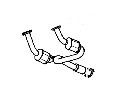 GM 15808213 3Way Catalytic Convertor Assembly (W/ Exhaust Manifold P