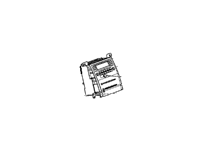 GM 15905316 Radio Assembly, Amplitude Modulation/Frequency Modulation Stereo & Clock & Audio Disc