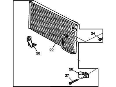 GM 92148168 Condenser Asm,A/C