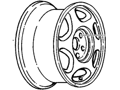 1997 Oldsmobile Silhouette Spare Wheel - 12360904