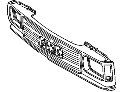 GM 15688528 Grille Assembly, Radiator *Chrome