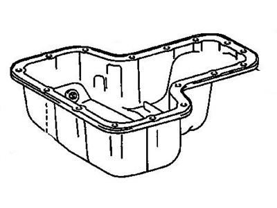 2003 Pontiac Vibe Oil Pan - 88970160