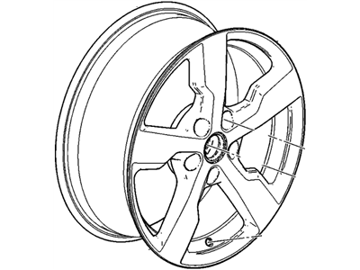 2012 Chevrolet Volt Spare Wheel - 9599008
