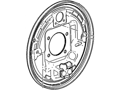 GM 94553901 Plate Assembly, Rear Brake Backing