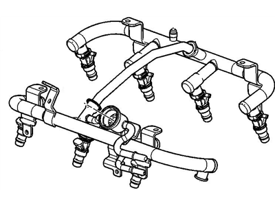 GM 12575055 Rail Kit,Multiport Fuel Injection Fuel