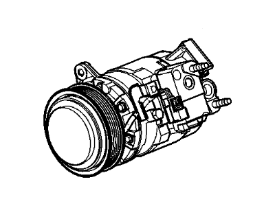 2010 Buick Lucerne A/C Compressor - 15897600