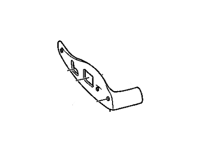 GM 12476126 Cover,Passenger Seat Outer Adjuster Finish