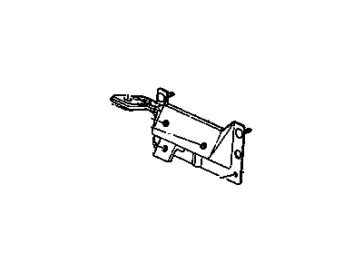 GM 10403704 Bracket Assembly, Rear Compartment Lift Window Latch <Use 1C6L