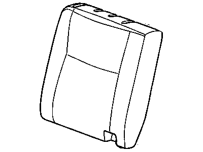 GM 19179075 Cover Asm,Rear Seat #2 Back Cushion RH *Medium Cadmium Plated*Cashmere