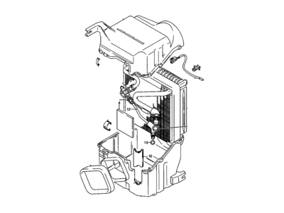 Chevrolet Sprint Evaporator - 96061187