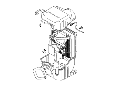 Chevrolet Sprint Evaporator - 96068482