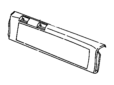 GM 10229832 Panel Assembly, End Gate Trim *Sapphire