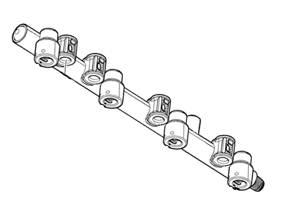 GMC Fuel Rail - 12654644