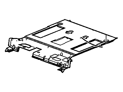 20813430 GM Insulator, Floor Panel Rear Illustration 1 of 1