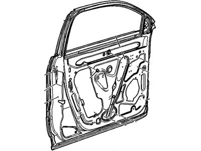 GM 22883073 Door Assembly, Front Side (Rh)