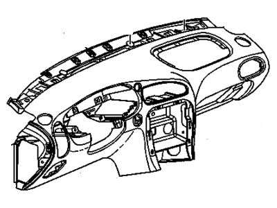 GM 22675637 Panel Assembly, Instrument *Neutrl M D