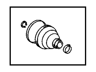 GM 7849842 Boot Kit,Front Wheel Drive Shaft Cv Joint