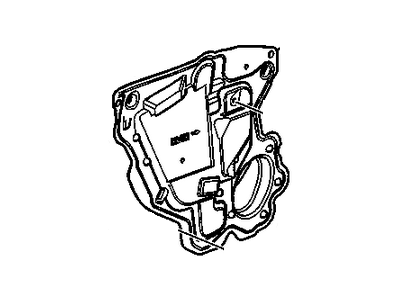 GM 20868602 Rear Side Door Water Deflector Assembly 20868602 GM Rear Side Door Water Deflector Assembly Illustration 1 of 1