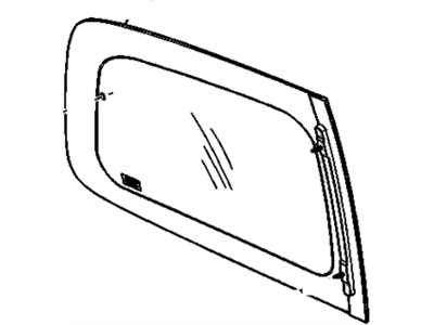 GM 15245084 Window Assembly, Body Side Rear