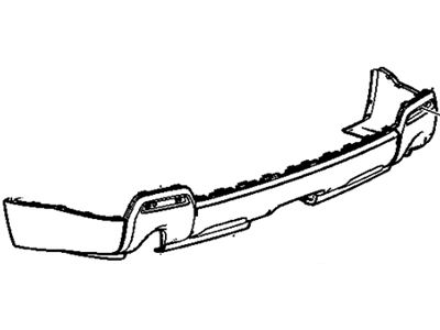 GM 25880093 Rear Bumper Cover Lower