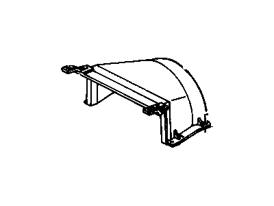 GM 15973615 Shroud, Radiator Fan Upper