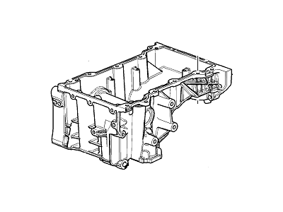 2008 Cadillac CTS Oil Pan - 12648929