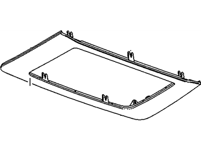 GM 13279888 Bezel,Roof Console Reading Lamp