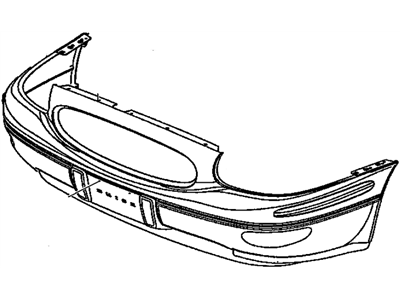 2002 Buick Lesabre Bumper - 25679891