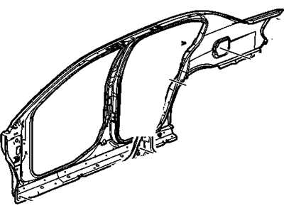 GM 15268658 Frame Assembly, Body Side Outer