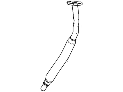 12626643 GM Hose Assembly, Turbo Oil Return Illustration 1 of 1