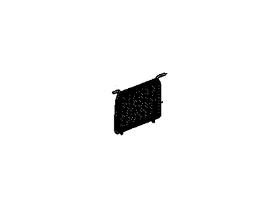 GM 20836012 Net Assembly, Body Side Lower Trim Panel *Ebony