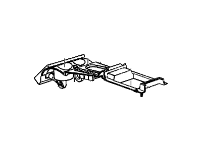 GM 25636503 PLATE, Floor Console
