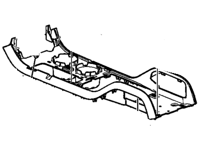 GM 20817652 Cover, Front Floor Console *L Cas/Dark Ttm