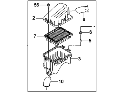 GM 96814238 Cleaner,Air