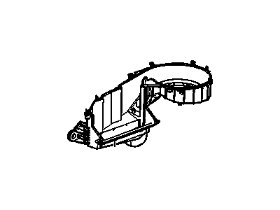 GM 15787038 Case, Heater & A/C Evaporator & Blower Lower