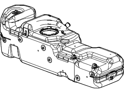 2009 Chevrolet Silverado Fuel Tank - 25971702