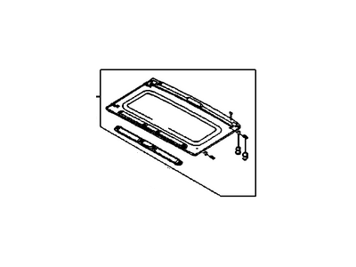 GM 96464393 Sunshade,Sun Roof *Beige