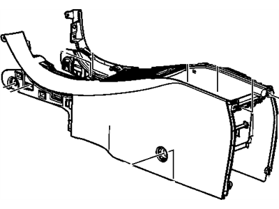 2010 Chevrolet Malibu Center Console Base - 20920827